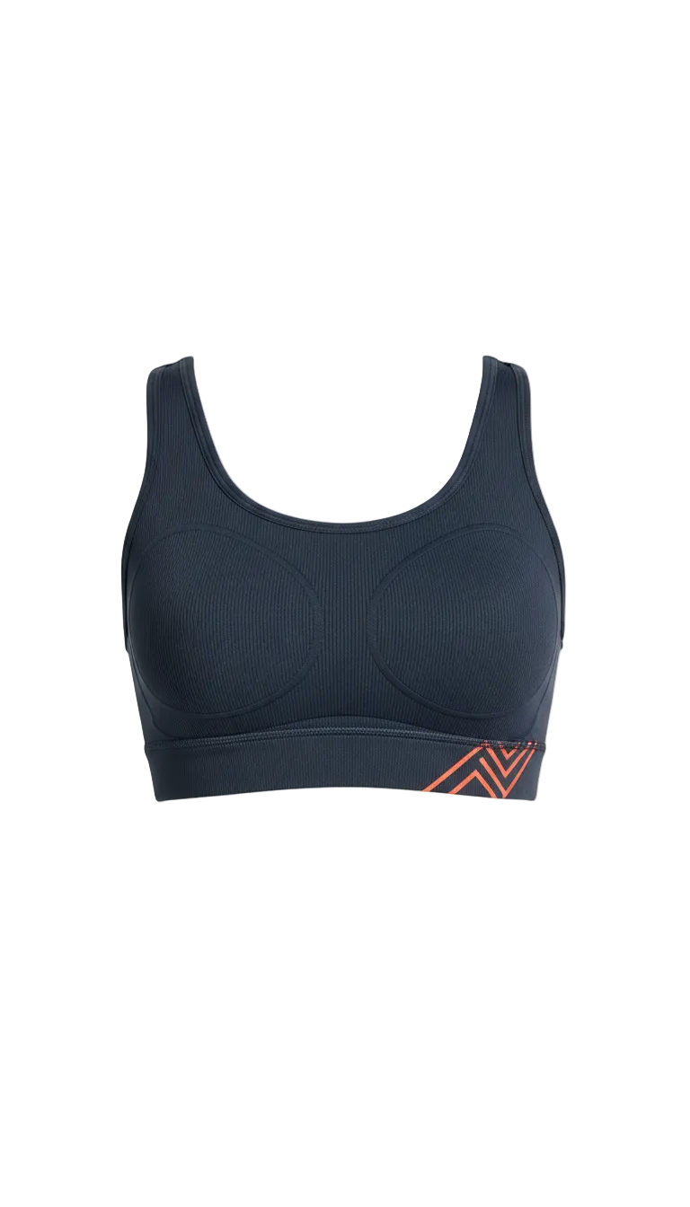 Deep navy sculpted sports bra