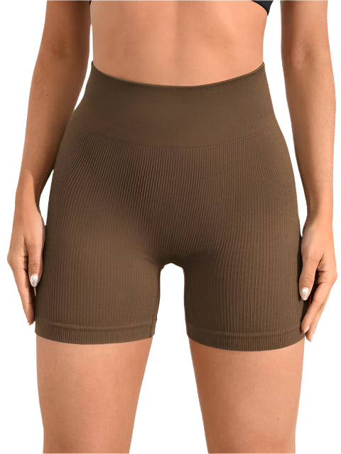 Högmidjade Stretchiga Sport Shorts