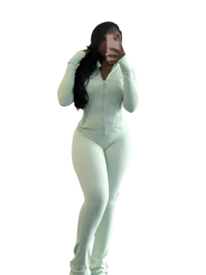 Longsleeve zipper tracksuit