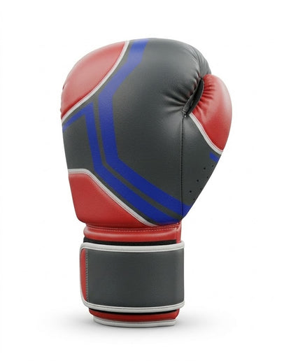 Röd och blå 12oz boxningshandske, Basefight