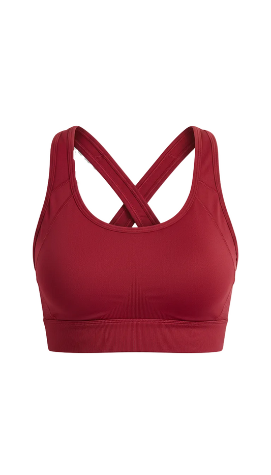 Crimson Red Sports Bra