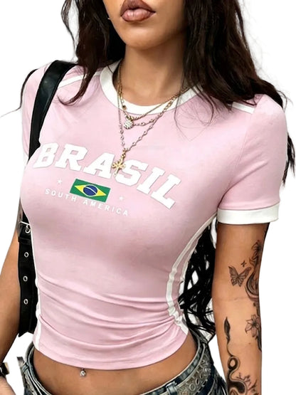 Brasilien Damtröja