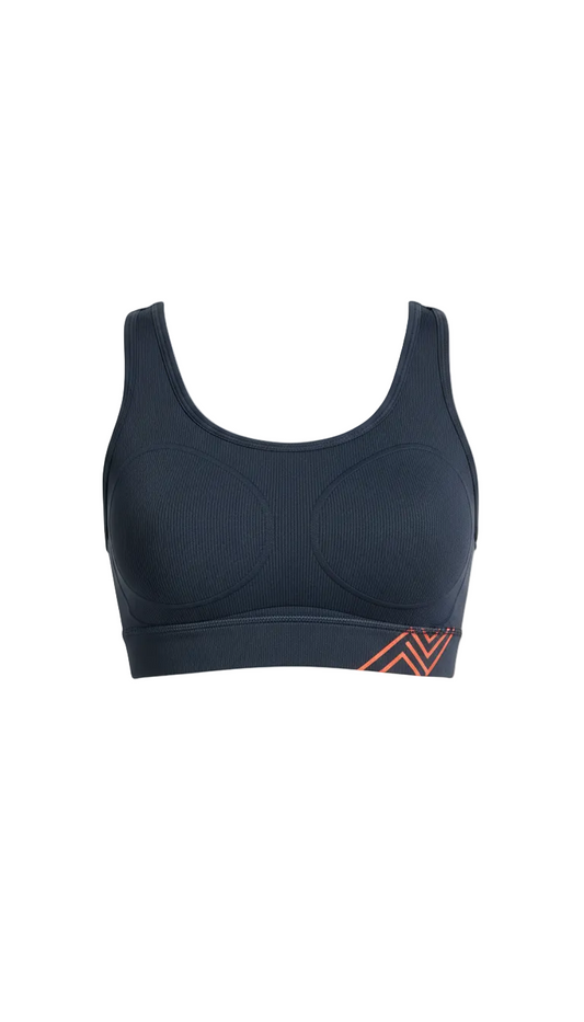 Deep navy sculpted sports bra