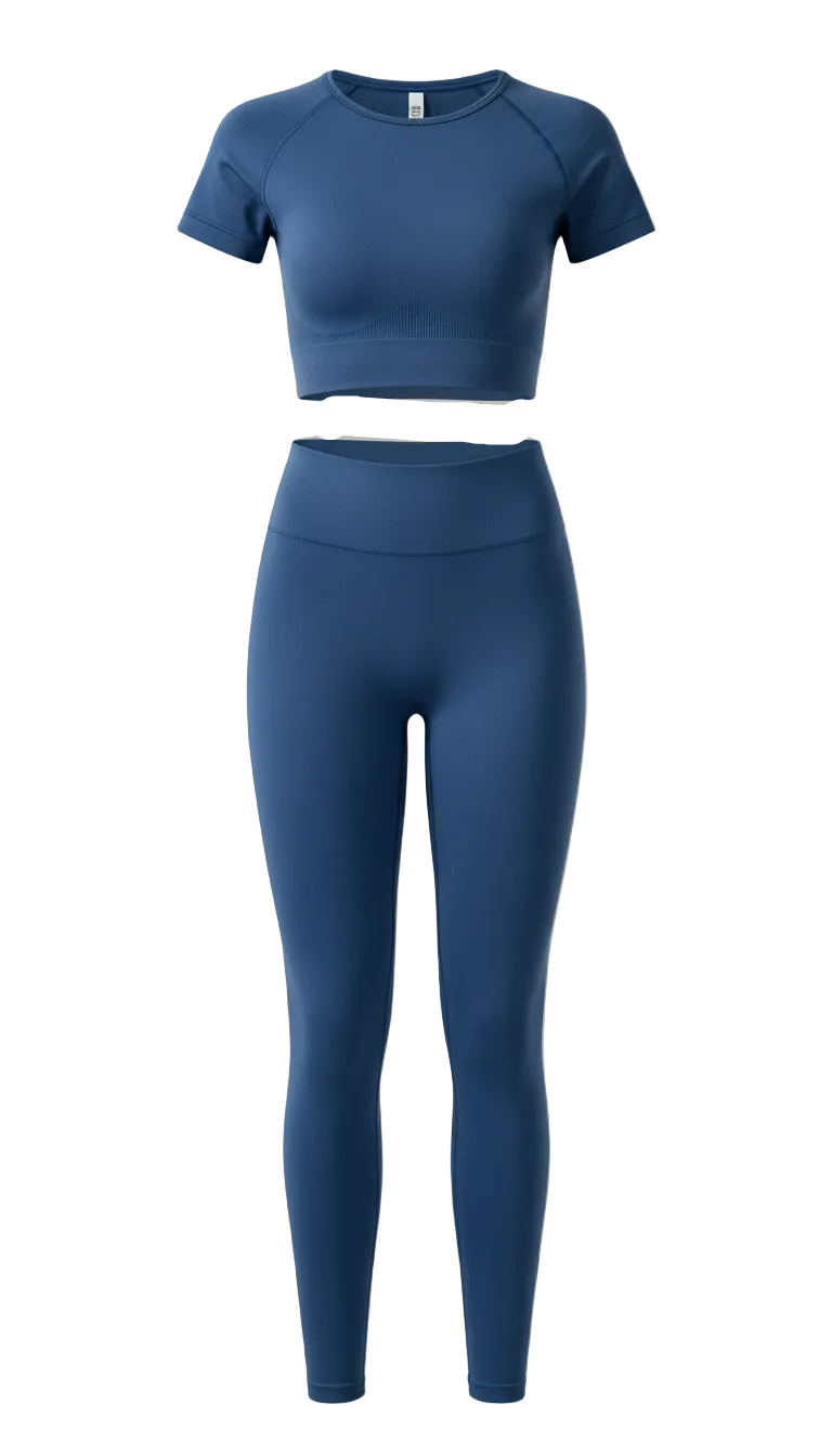 Skyline Blue Activewear Set