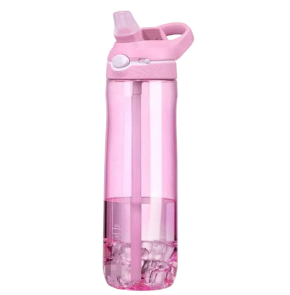 Vattenflaska Med Sugrör