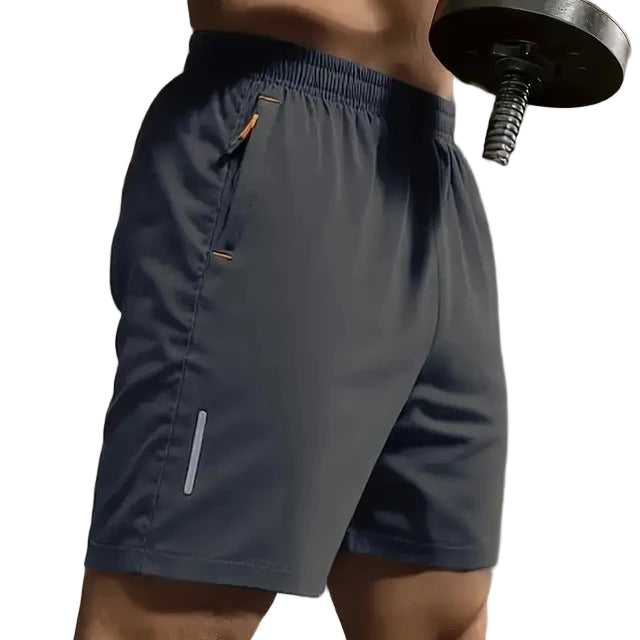 Träningsshorts med reflexlinje