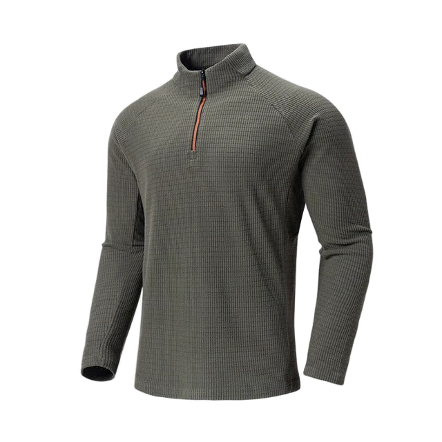 Tröja med kvarts dragkedja