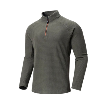 Tröja med kvarts dragkedja