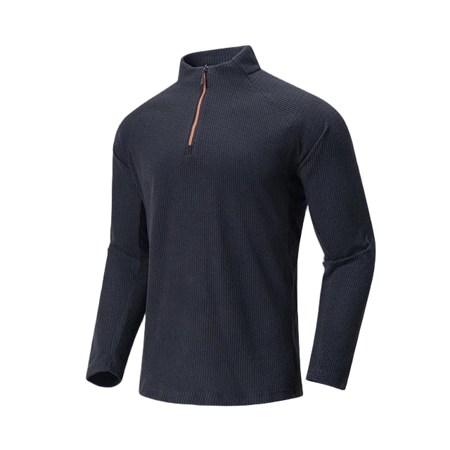 Tröja med kvarts dragkedja