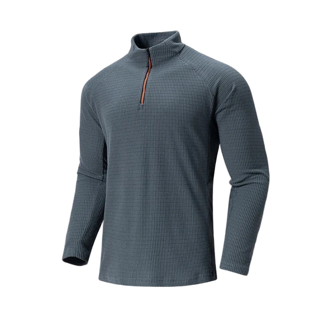 Tröja med kvarts dragkedja