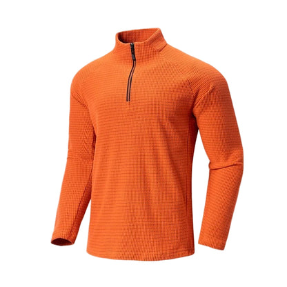 Tröja med kvarts dragkedja