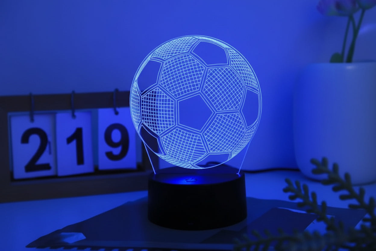 Fotbollsformad LED-Bordslampa