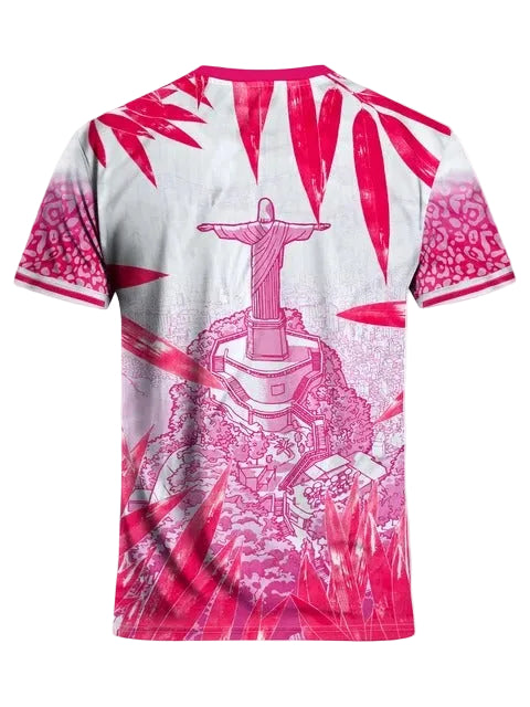 Brasilien Landslagströja (Kristus Frälsaren/Rosa)