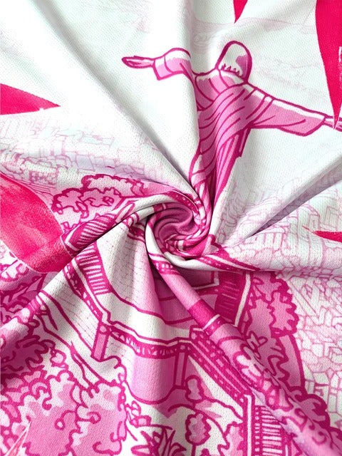 Brasilien Landslagströja (Kristus Frälsaren/Rosa)