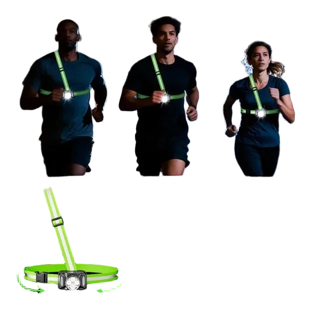 Reflex Väst med LED Lamp