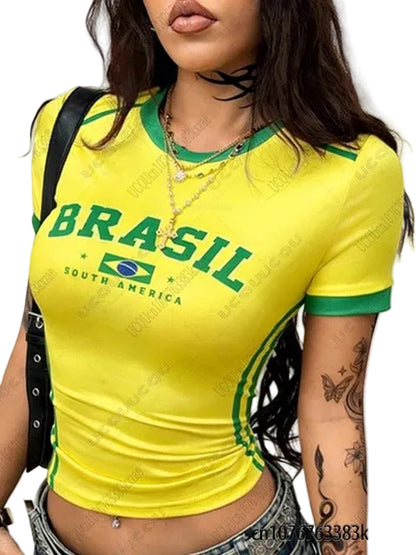 Brasilien Damtröja