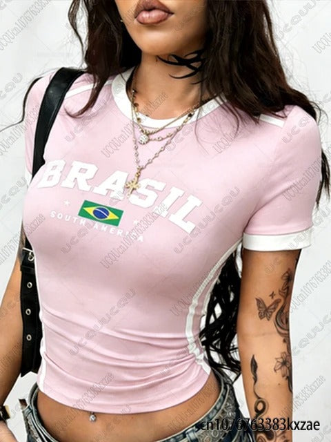 Brasilien Damtröja