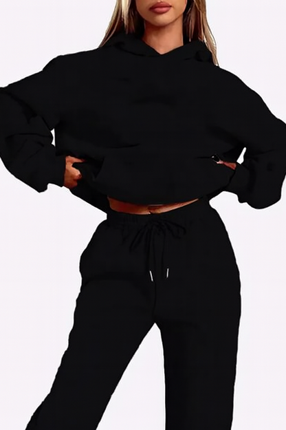 Hoodie & Mjukbyxor Set