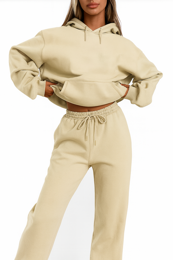 Hoodie & Mjukbyxor Set