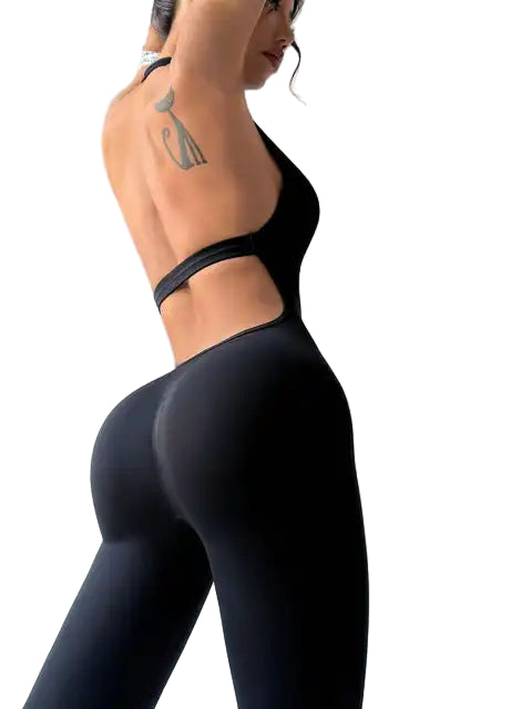 Rygglös Träningsjumpsuit