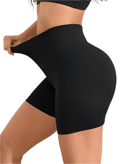 Högmidjade Stretchiga Sport Shorts
