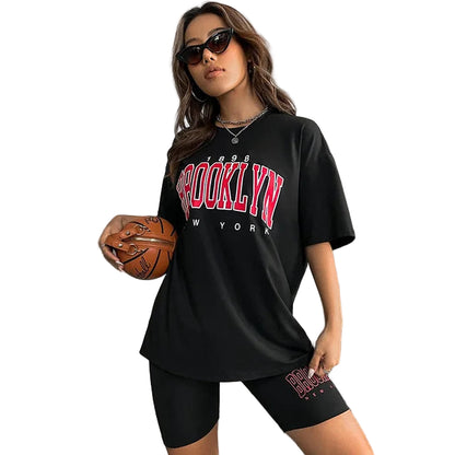 Cykelbyxor och T-shirt Set