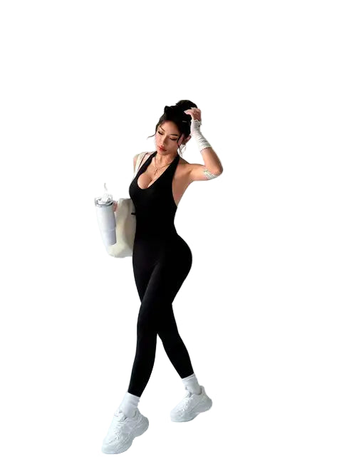 Rygglös Träningsjumpsuit