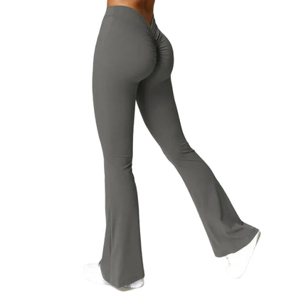 Utsvängda yogabyxor