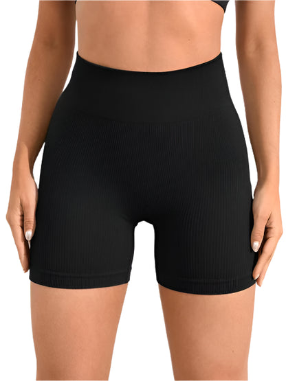 Högmidjade Stretchiga Sport Shorts