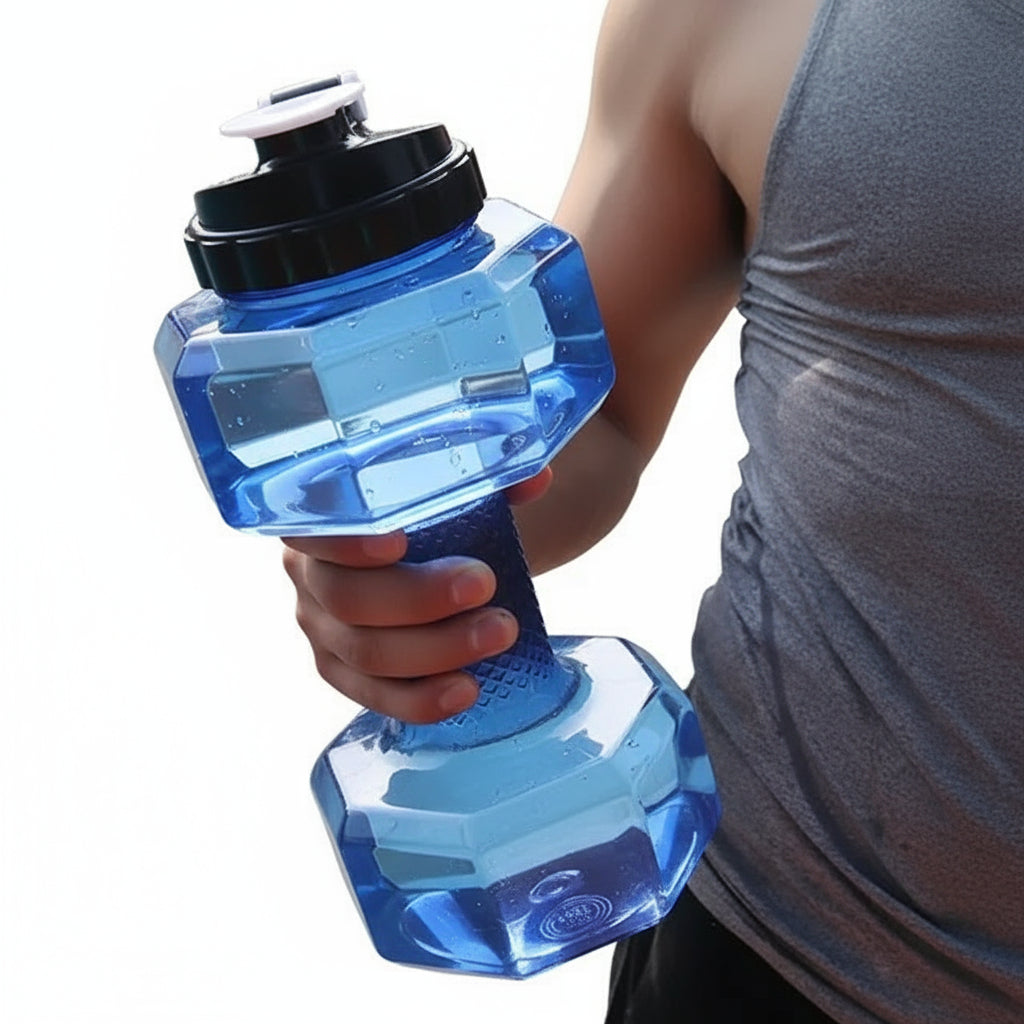 Hantelformad Vattenflaska