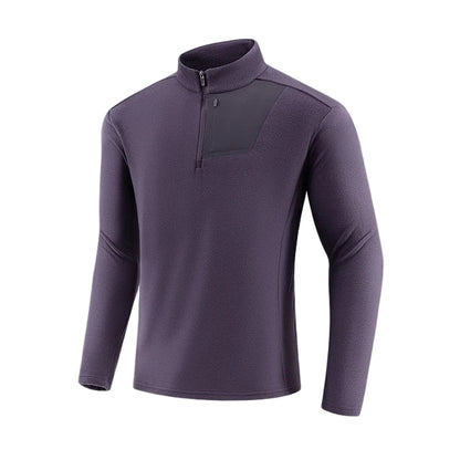 Tröja med kvarts dragkedja