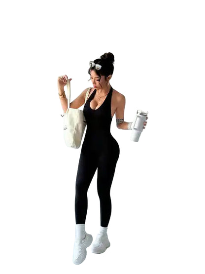 Rygglös Träningsjumpsuit