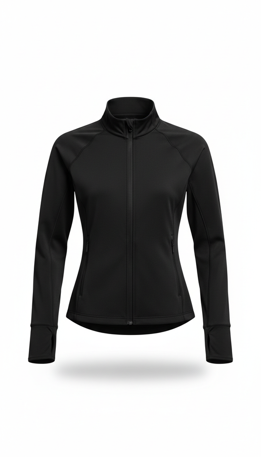 Jet Black Athletic Jacket