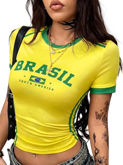 Brasilien Damtröja