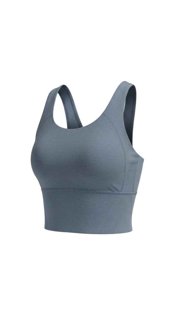 Steel Blue Activewear Top