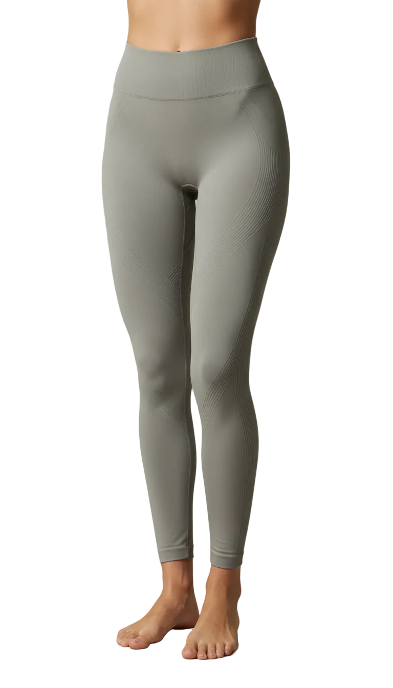 Sculpted legging in greige