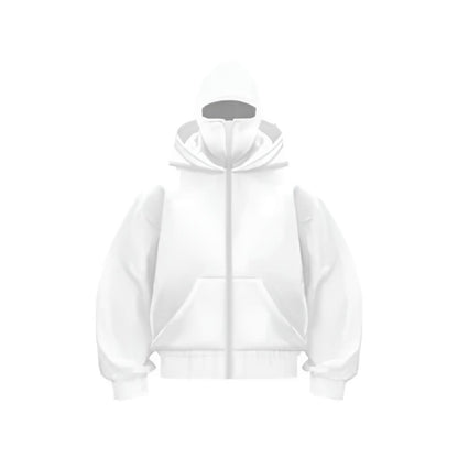 Kofta med inbyggd mask