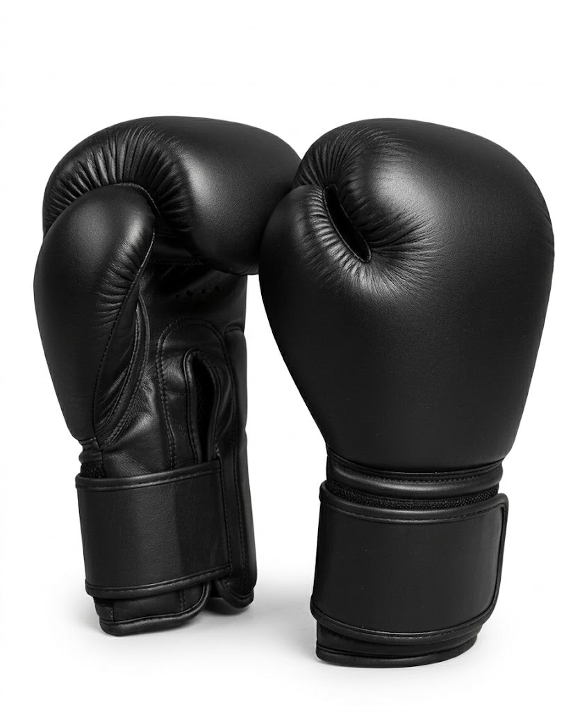 Svarta 12oz boxningshandskar Pro, Champion