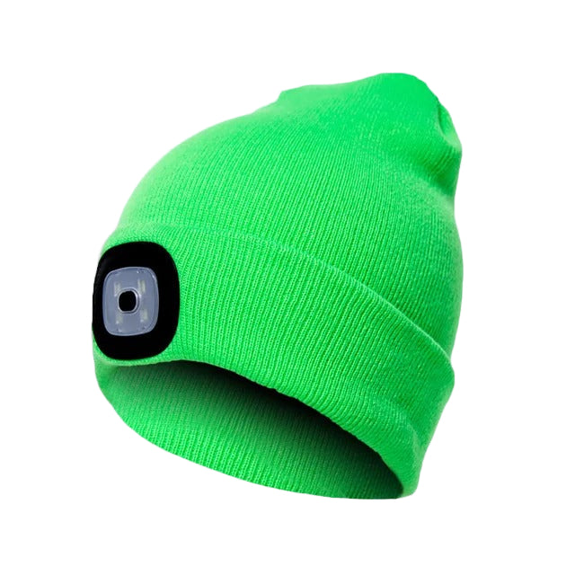 Mössa med LED-ljus