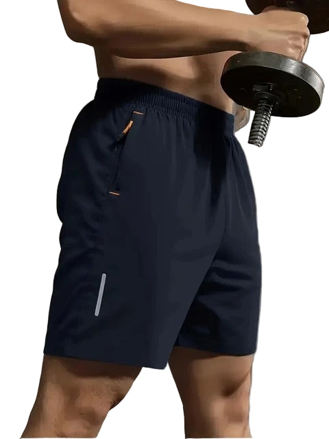 Träningsshorts med reflexlinje